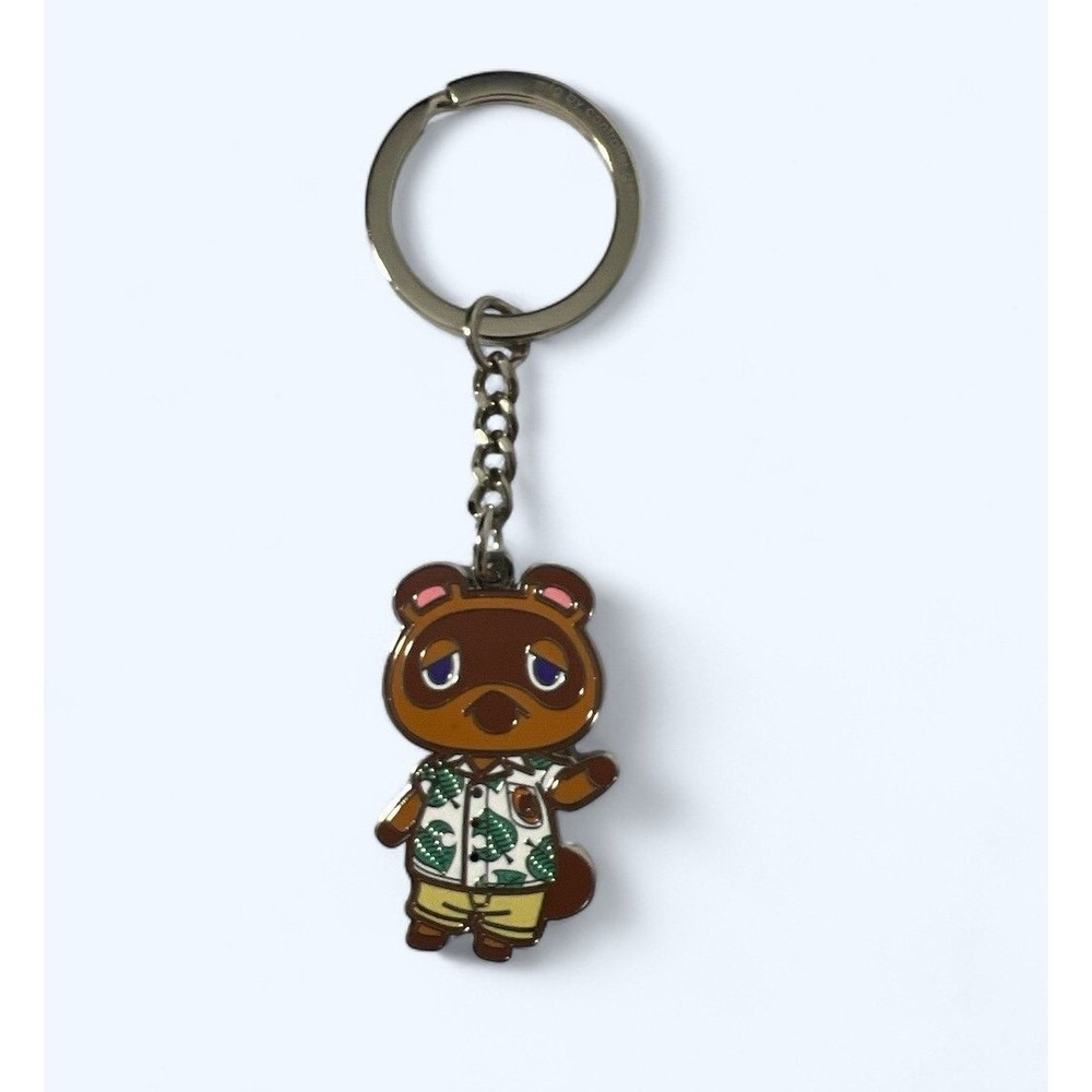 Tom Nook metal keychain Animal Crossing Nintendo D2-32